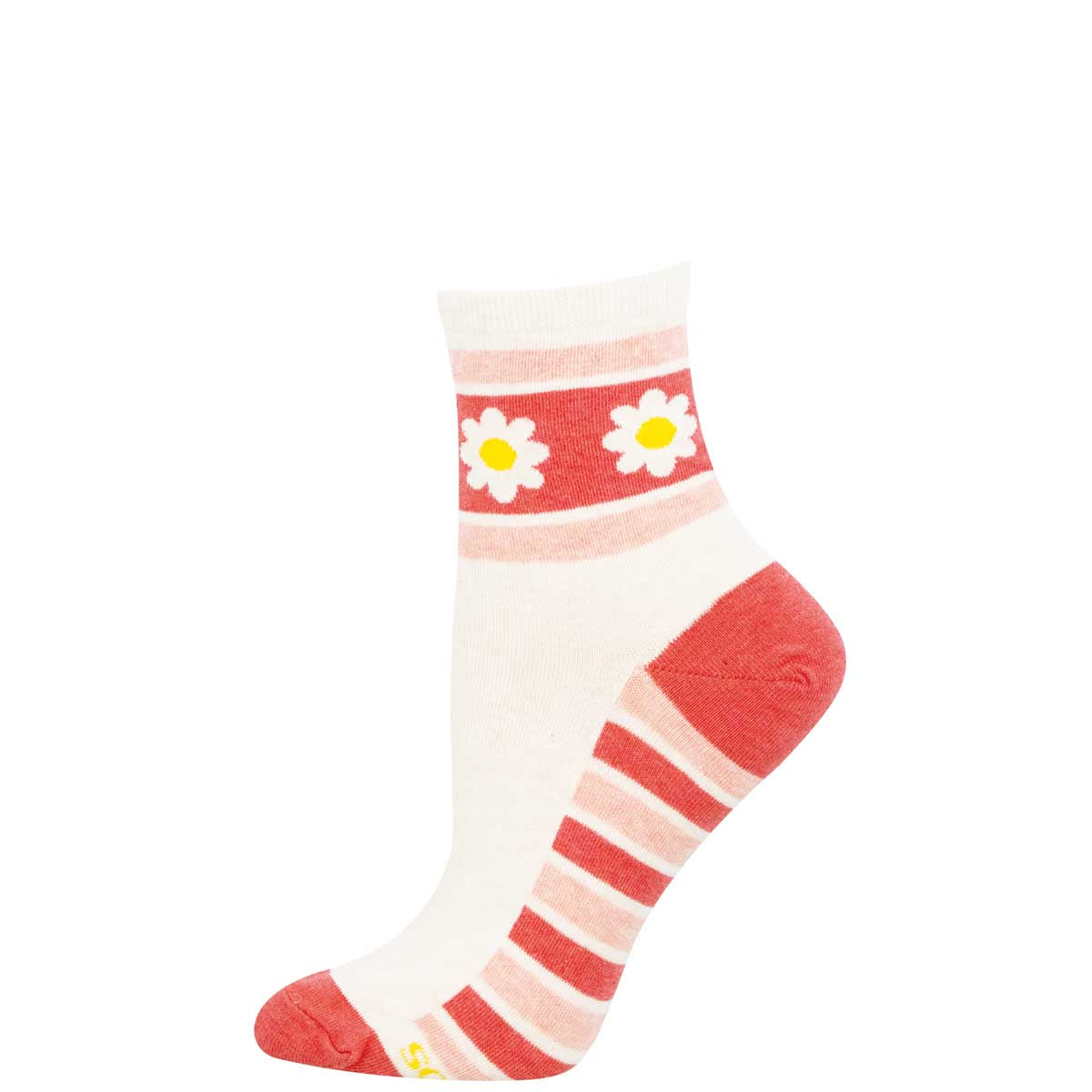 Daisy Stripe - Cotton Mini Crew
