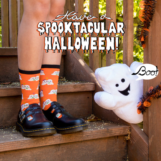 Women's Halloween Boo Socks
