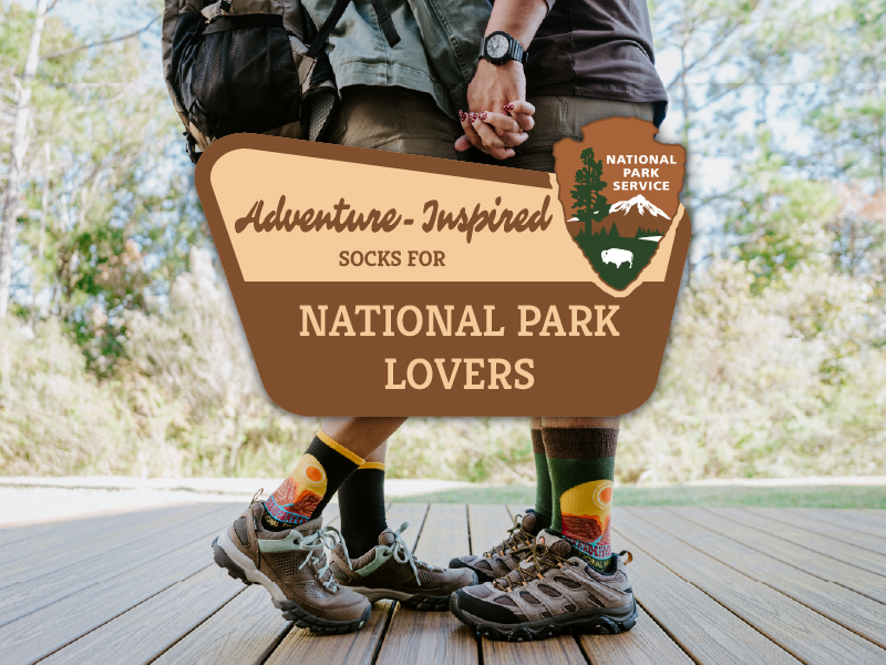 Adventure-inspired socks for National Park Lovers