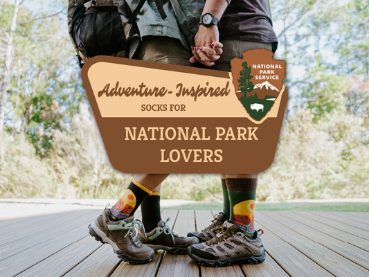 Adventure-inspired socks for National Park Lovers