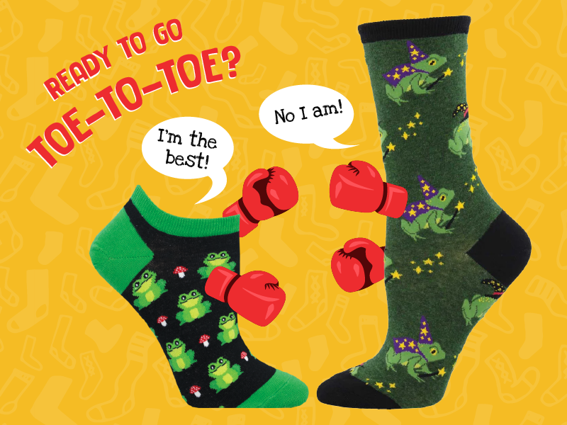 Ready to go  toe-to-toe?