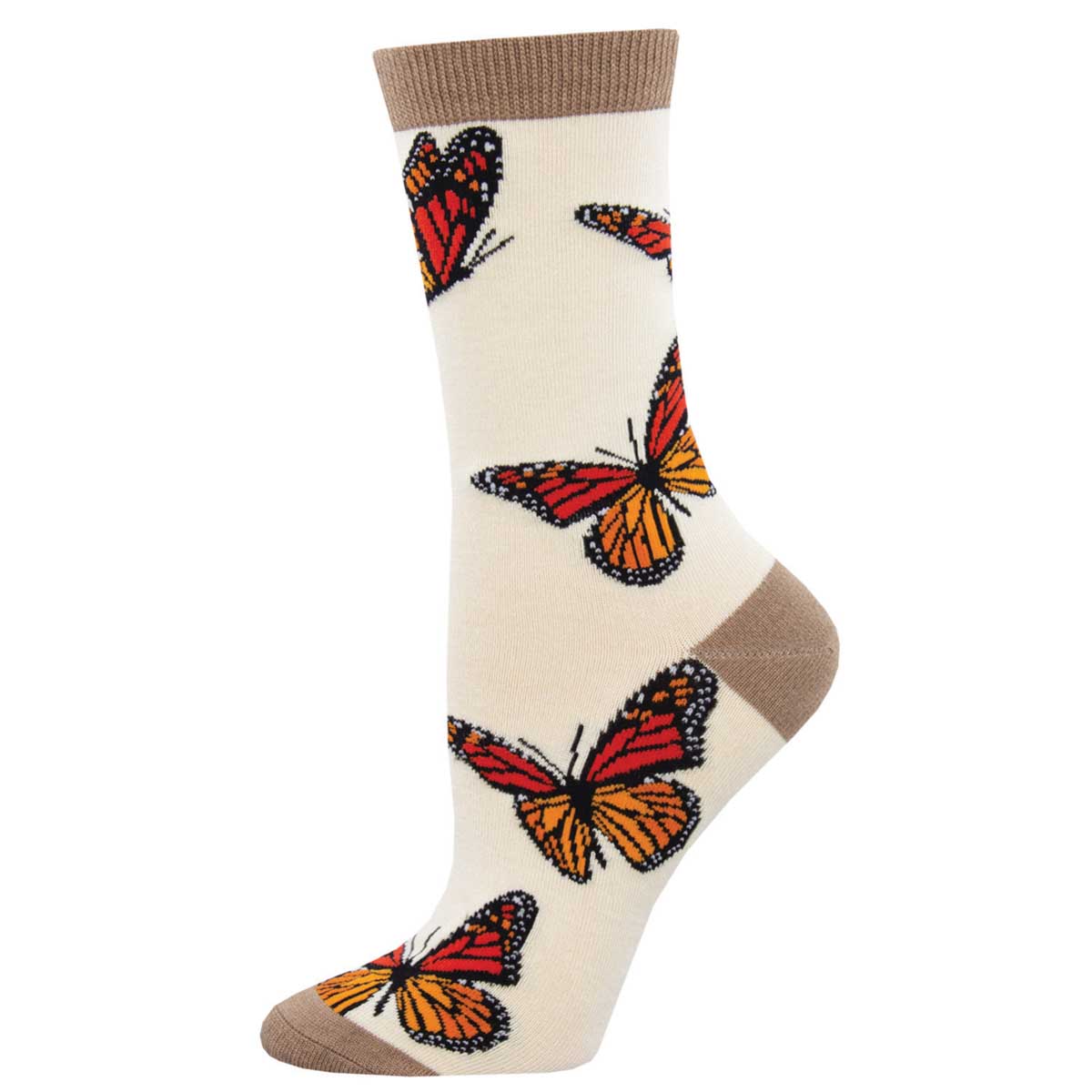 Ivory Heather-WBN2324 / S/M 9-11 (Women's Shoe Size 6-10.5 and Men's Shoe Size 5-9)