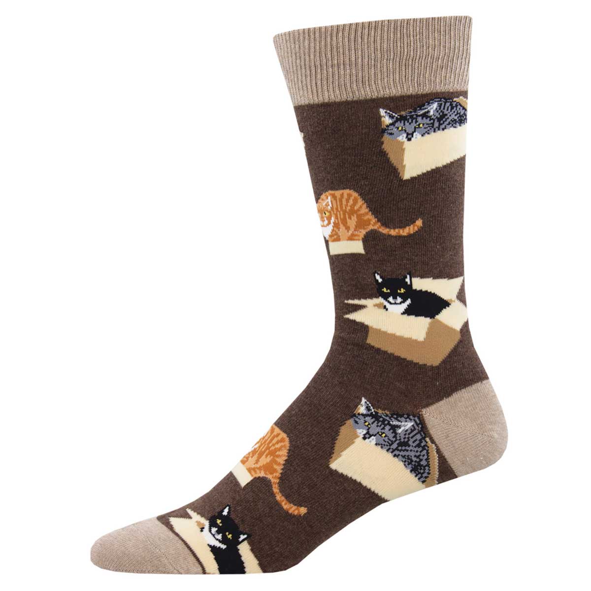 Brown Heather-MNC2256 / L/XL 10-13 (Women's Shoe Size 10.5+ and Men's Shoe Size 9-13)