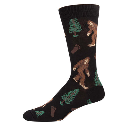 men's bigfoot sock in black color