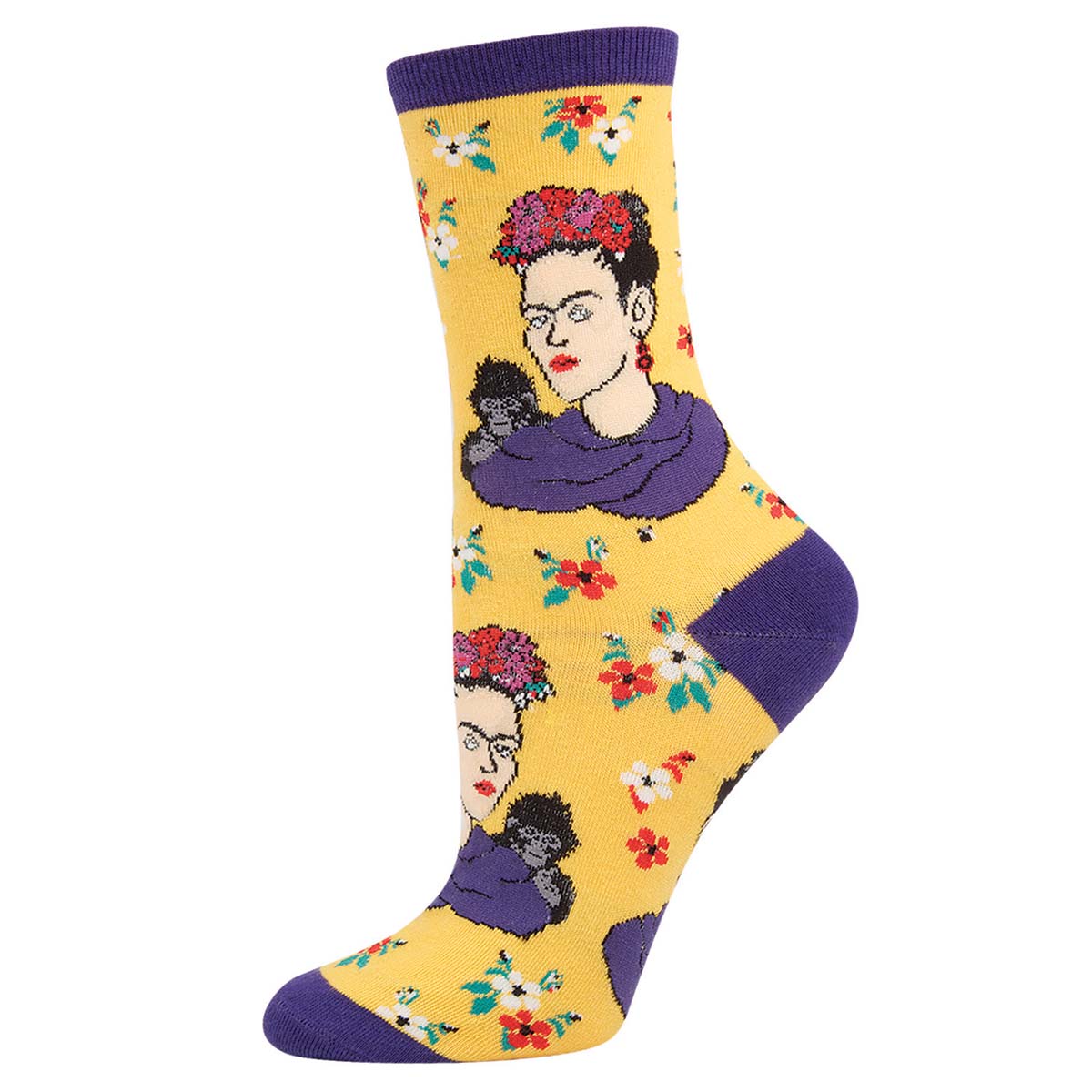 Frida Kahlo - Frida Kahlo Portrait  - Cotton Crew