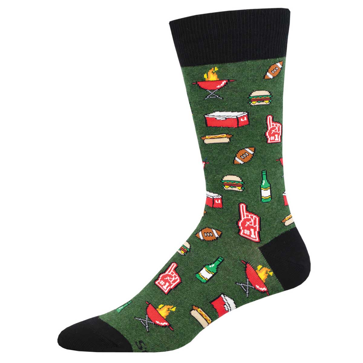 Green Heather-MNC2735 / L/XL 10-13 (Women's Shoe Size 10.5+ and Men's Shoe Size 9-13)