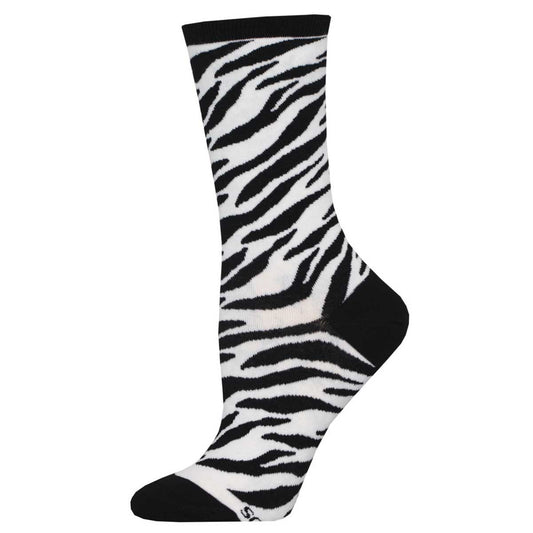 Zebra Print - Cotton Crew