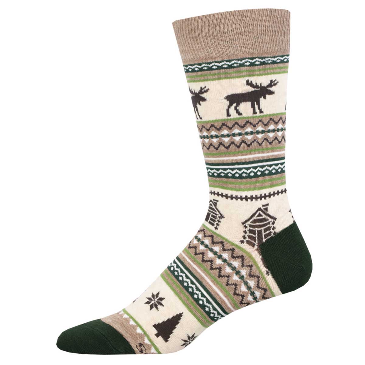 Moose Fair Isle - Cotton Crew