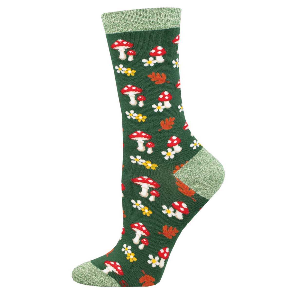 Green Heather-WBN3292 / S/M 9-11 (Women's Shoe Size 6-10.5 and Men's Shoe Size 5-9)