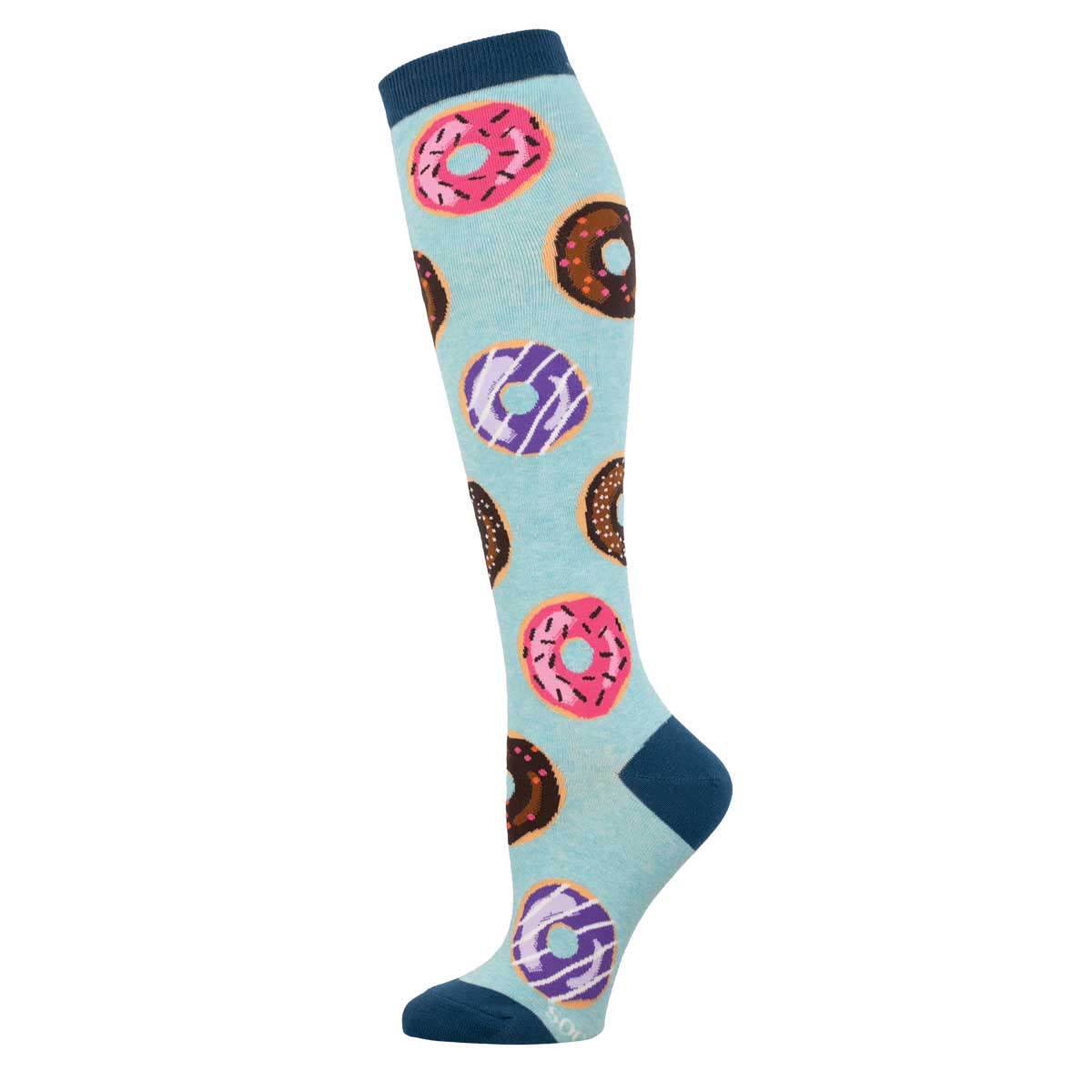 BLUE HEATHER-WNH3429 / S/M 9-11 (Women's Shoe Size 6-10.5 and Men's Shoe Size 5-9)