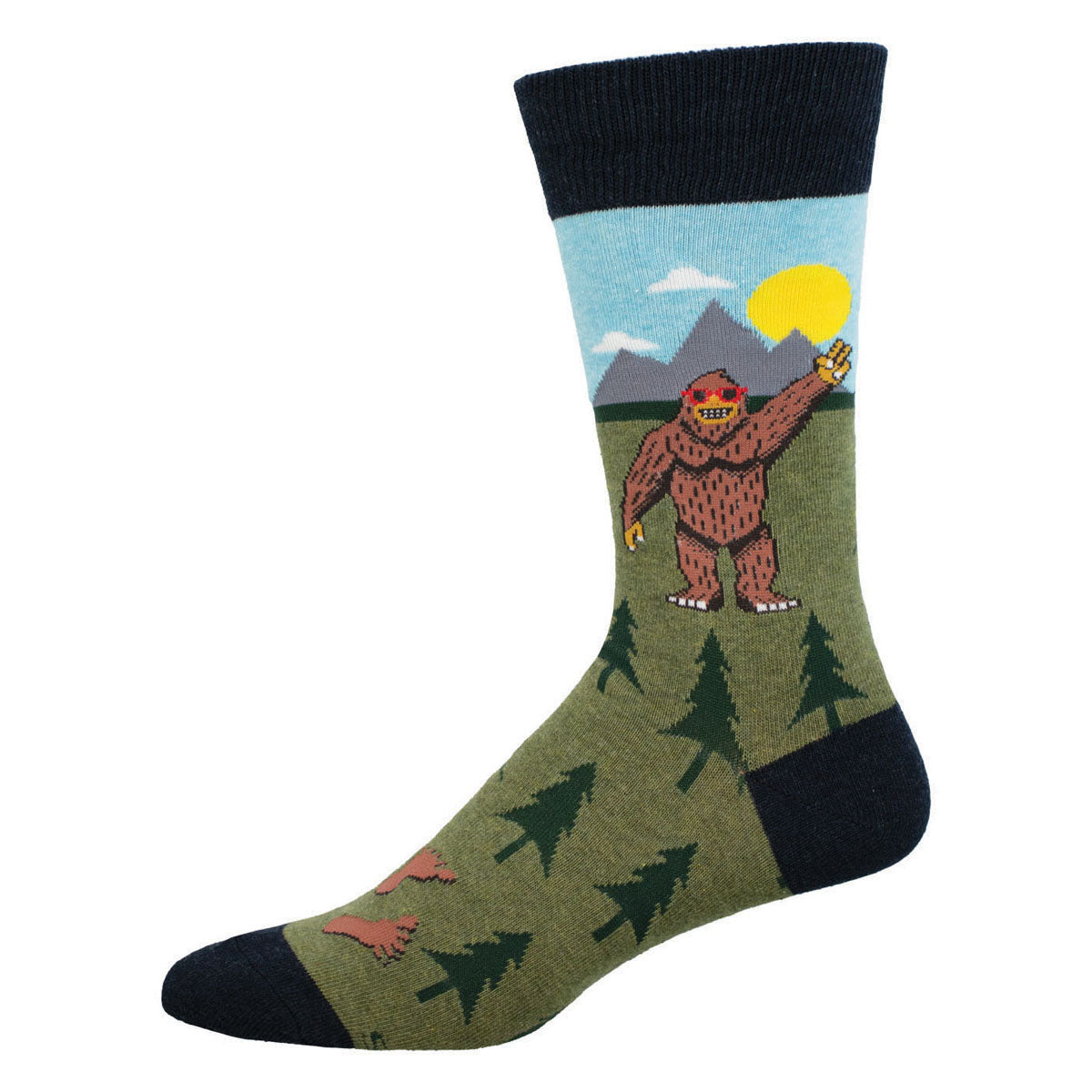 GREEN HEATHER-MNC3497 / L/XL 10-13 (Women's Shoe Size 10.5+ and Men's Shoe Size 9-13)