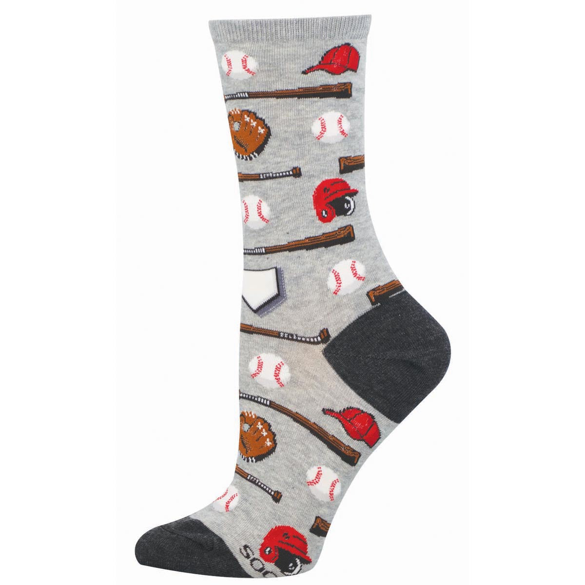 LIGHT GRAY HEATHER-WNC3805 / S/M 9-11 (Women's Shoe Size 6-10.5 and Men's Shoe Size 5-9)