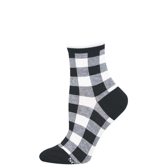 Gingham Plaid - Cotton Mini Crew