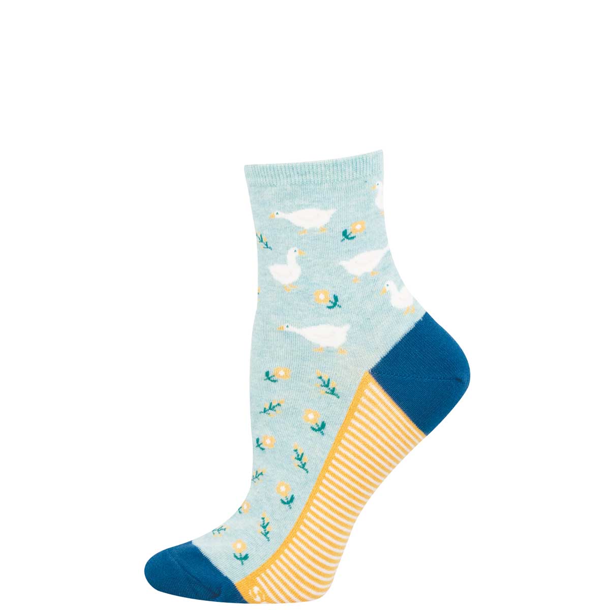 Goose in the Garden - Cotton Mini Crew