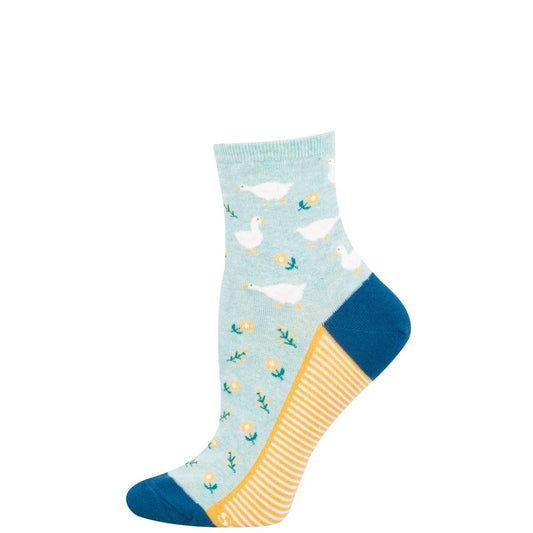 Goose in the Garden - Cotton Mini Crew