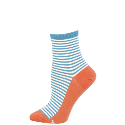 Sailor w/ Contrast Footbed - Cotton Mini Crew